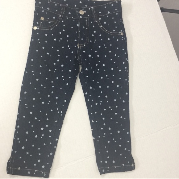 Girls Jeans with Stars size 6 - Picture 6 of 7